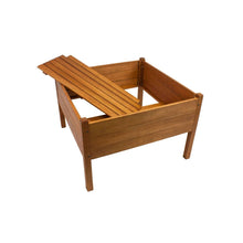 Load image into Gallery viewer, FarmHome 3ft x 3ft Raised Planter Solid Eucalyptus Garden Bed