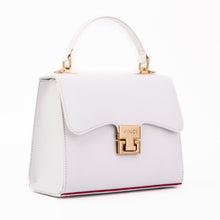 Load image into Gallery viewer, The Ege White Leather Handbag