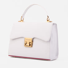 Load image into Gallery viewer, The Ege White Leather Handbag