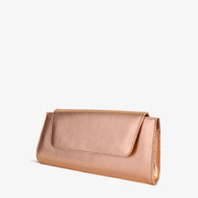 Load image into Gallery viewer, The Ege Rose Gold Leather Clutch