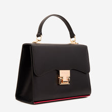 Load image into Gallery viewer, The Ege Black Leather Handbag
