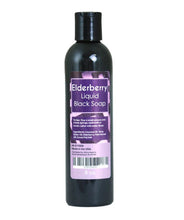 Load image into Gallery viewer, Elderberry Liquid Black Soap - 8 oz