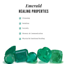 Load image into Gallery viewer, Marquise Emerald and Diamond 3 Stone Anniversary Ring for Women