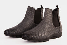 Load image into Gallery viewer, The Luxpre Grey Leather Handwoven Casual Chelsea Men Boot Final Sale!