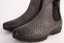Load image into Gallery viewer, The Luxpre Grey Leather Handwoven Casual Chelsea Men Boot Final Sale!