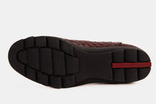 Load image into Gallery viewer, The Luxpre Burgundy Leather Handwoven Casual Chelsea Men Boot Final Sale!