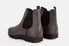 Load image into Gallery viewer, The Luxpre Grey Leather Handwoven Casual Chelsea Men Boot Final Sale!
