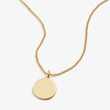 Load image into Gallery viewer, Circle Charm Necklace, 21''
