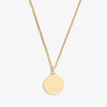 Load image into Gallery viewer, Circle Charm Necklace, 21''
