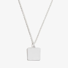 Load image into Gallery viewer, Square Charm Necklace, 21''