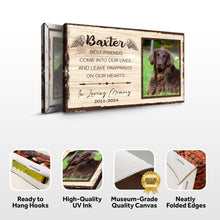 Load image into Gallery viewer, Pet Memorial Sign Best Friend In Paw Prints