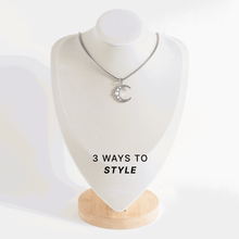 Load image into Gallery viewer, Interchangeable Two-Tone Compass Charm