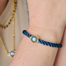 Load image into Gallery viewer, Evil Eye Adjustable Cord Bracelet