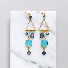Load image into Gallery viewer, Rainbow Chandie Earrings