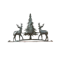 Load image into Gallery viewer, Roodlet Two Reindeer Metal Art