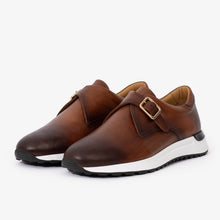Load image into Gallery viewer, The Torino Tan Leather Men Sneaker