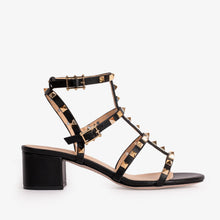 Load image into Gallery viewer, The Nejapa Black Multi Strap Leather Women Sandal