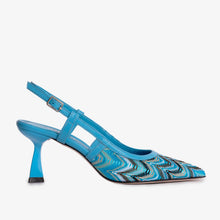 Load image into Gallery viewer, The Napoli Blue Leather Slingback Women Sandal