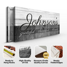 Load image into Gallery viewer, Family Grateful Sign
