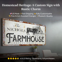 Load image into Gallery viewer, Rustic Farmhouse Sign