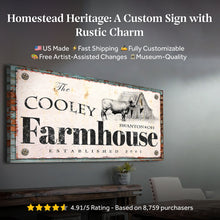 Load image into Gallery viewer, Rustic Farmhouse Sign (Made In USA)
