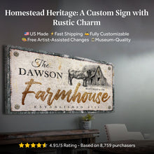 Load image into Gallery viewer, Rustic Farmhouse Sign (Made In USA)