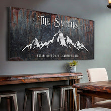 Load image into Gallery viewer, Family Mountain Home Sign III