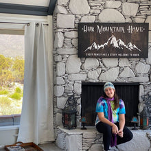 Load image into Gallery viewer, Family Mountain Home Sign