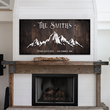 Load image into Gallery viewer, Family Mountain Home Sign