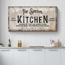 Load image into Gallery viewer, Family Kitchen Sign
