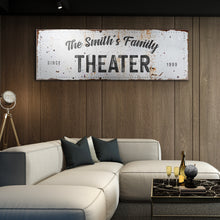 Load image into Gallery viewer, Family Theater Sign