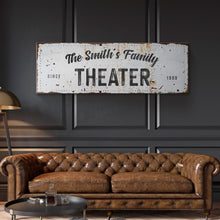 Load image into Gallery viewer, Family Theater Sign