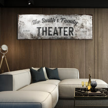 Load image into Gallery viewer, Family Theater Sign