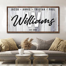 Load image into Gallery viewer, Family Wood Sign