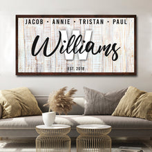 Load image into Gallery viewer, Family Wood Sign III