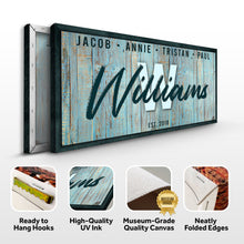 Load image into Gallery viewer, Family Wood Sign IV