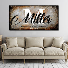 Load image into Gallery viewer, Family Last Name Sign