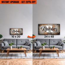 Load image into Gallery viewer, Upgrade Your 20x10 Inches 'Family' (Style 3) Canvas To 48x24 Inches
