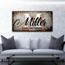Load image into Gallery viewer, Family Last Name Sign