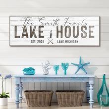 Load image into Gallery viewer, Classic Family Lake House Sign