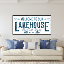 Load image into Gallery viewer, Welcome To Our Lakehouse Sign