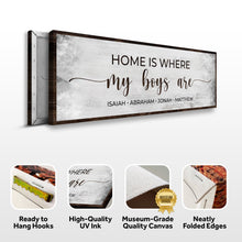 Load image into Gallery viewer, Home Is Where My Boys Are Sign II