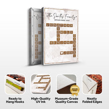 Load image into Gallery viewer, Scrabble Family Names Sign