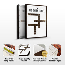 Load image into Gallery viewer, Scrabble Family Name Sign