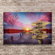 Load image into Gallery viewer, Family Name Sunset Sign