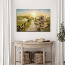 Load image into Gallery viewer, Family Name Sunrise Sign