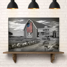 Load image into Gallery viewer, Family Names American Barn Sign