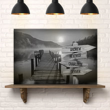 Load image into Gallery viewer, Family Names Lake Dock Sign