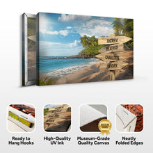 Load image into Gallery viewer, Family Names Ocean Breeze Sign