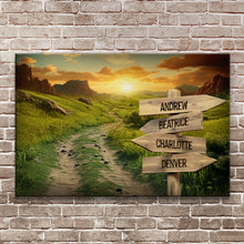 Load image into Gallery viewer, Winding Road Family Names Sign